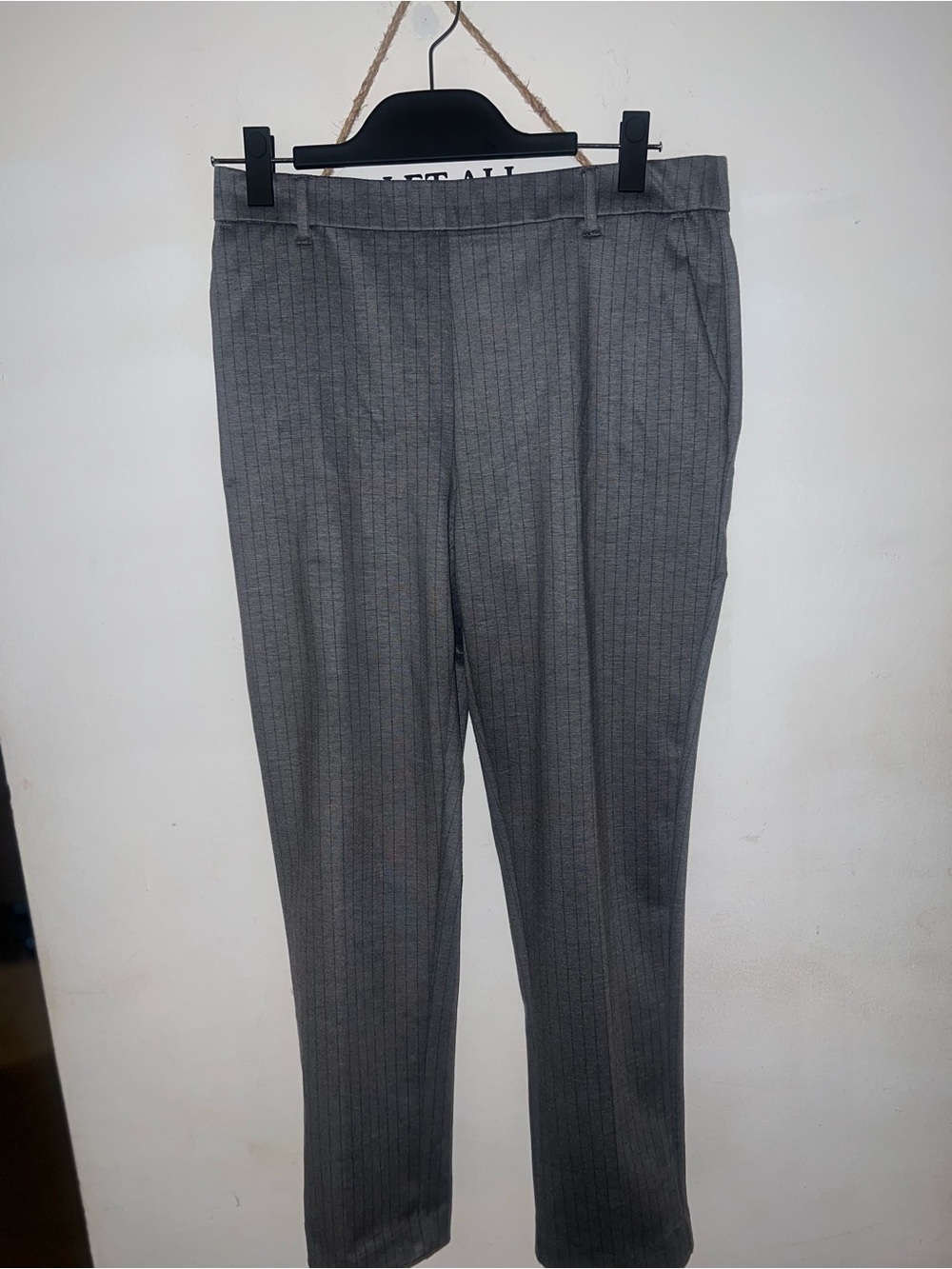 Classic Women’s Grey Pinstripe Dress Pants. Worn only once.